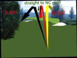 Don't hook or slice....go straightt to NC